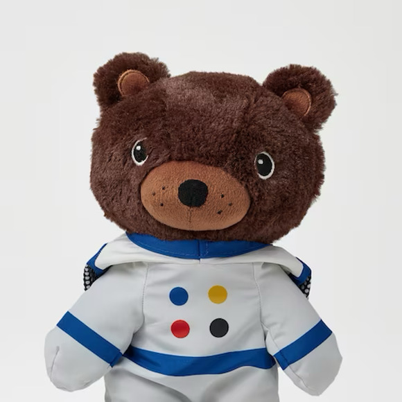IKEA AFSTONPARV Spft Toy With Astronaut Suit, Bear, 11" (705.515.45) NEW - Picture 6 of 7